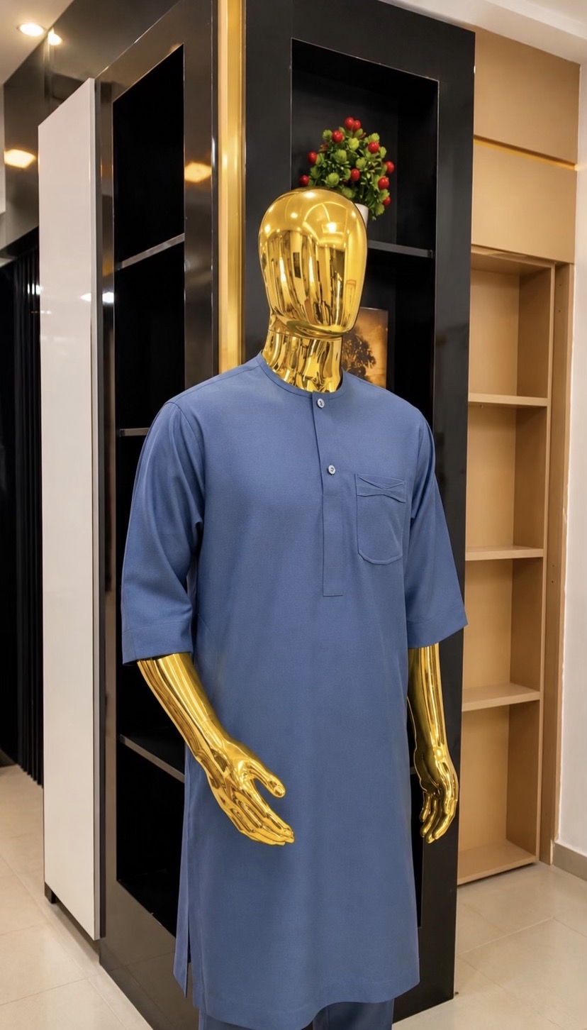Aburoff Trend blue signature kaftan