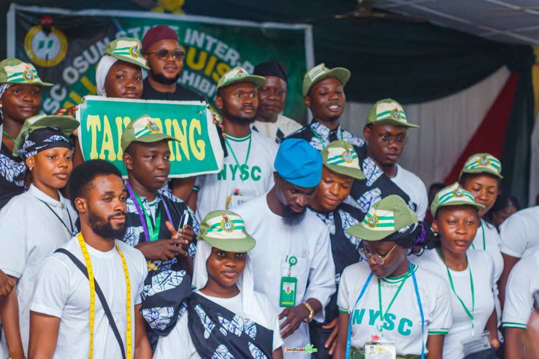 NYSC corps members at an Aburoff Trend SAED fashion training programme